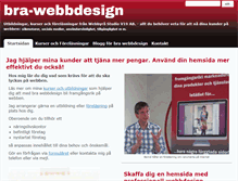 Tablet Screenshot of bra-webbdesign.se